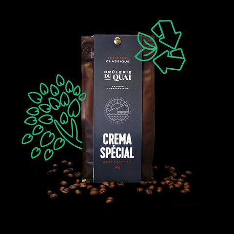 Emballages café et option de recyclage
