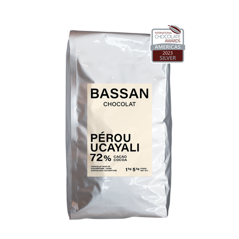 Pastilles de chocolat Pérou Ucayali 72%