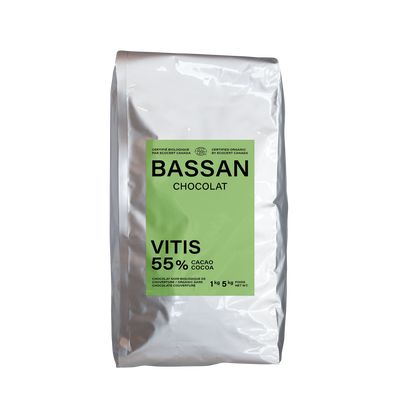 Pastilles de chocolat biologique Vitis 55%