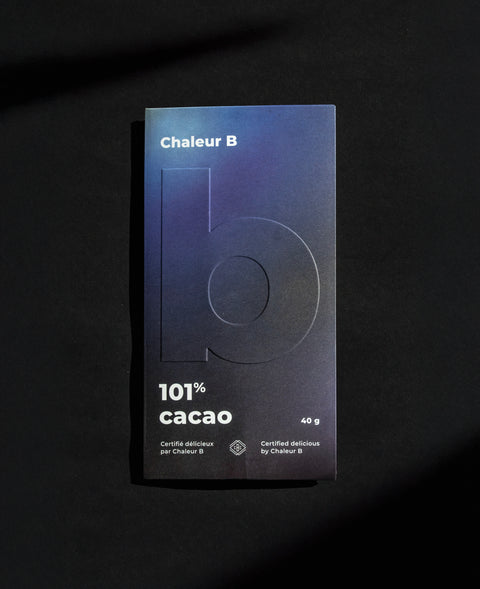 Tablette de chocolat 101% cacao