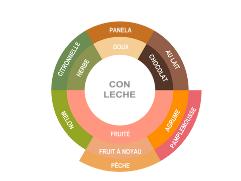 Roue des saveurs de honduras - con leche