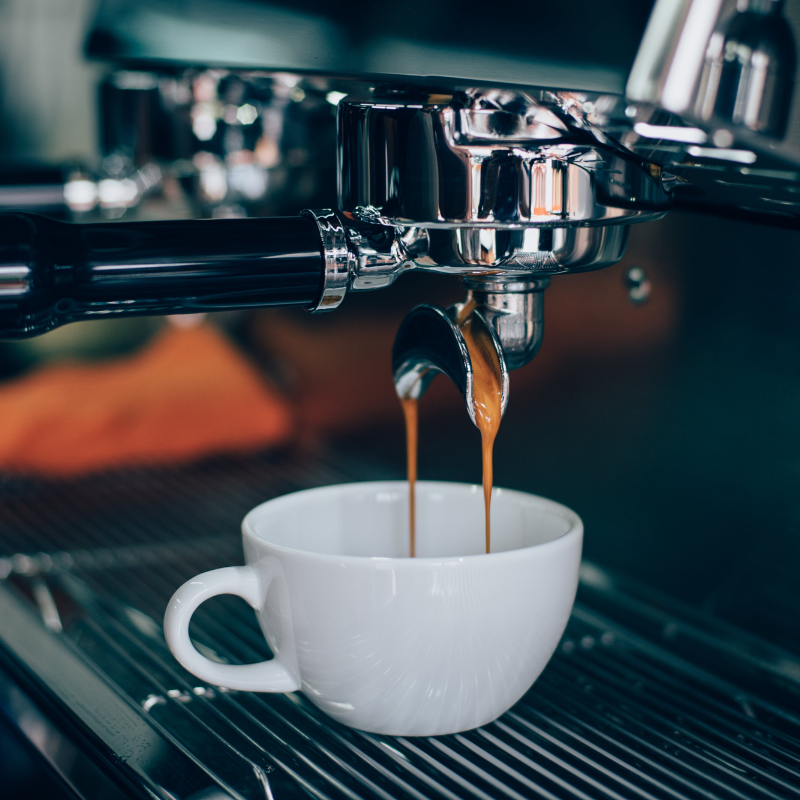 Why do espresso machines prevent coffee from becoming a tasting product? 
