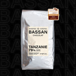 Pastilles de chocolat biologique Tanzanie 79%