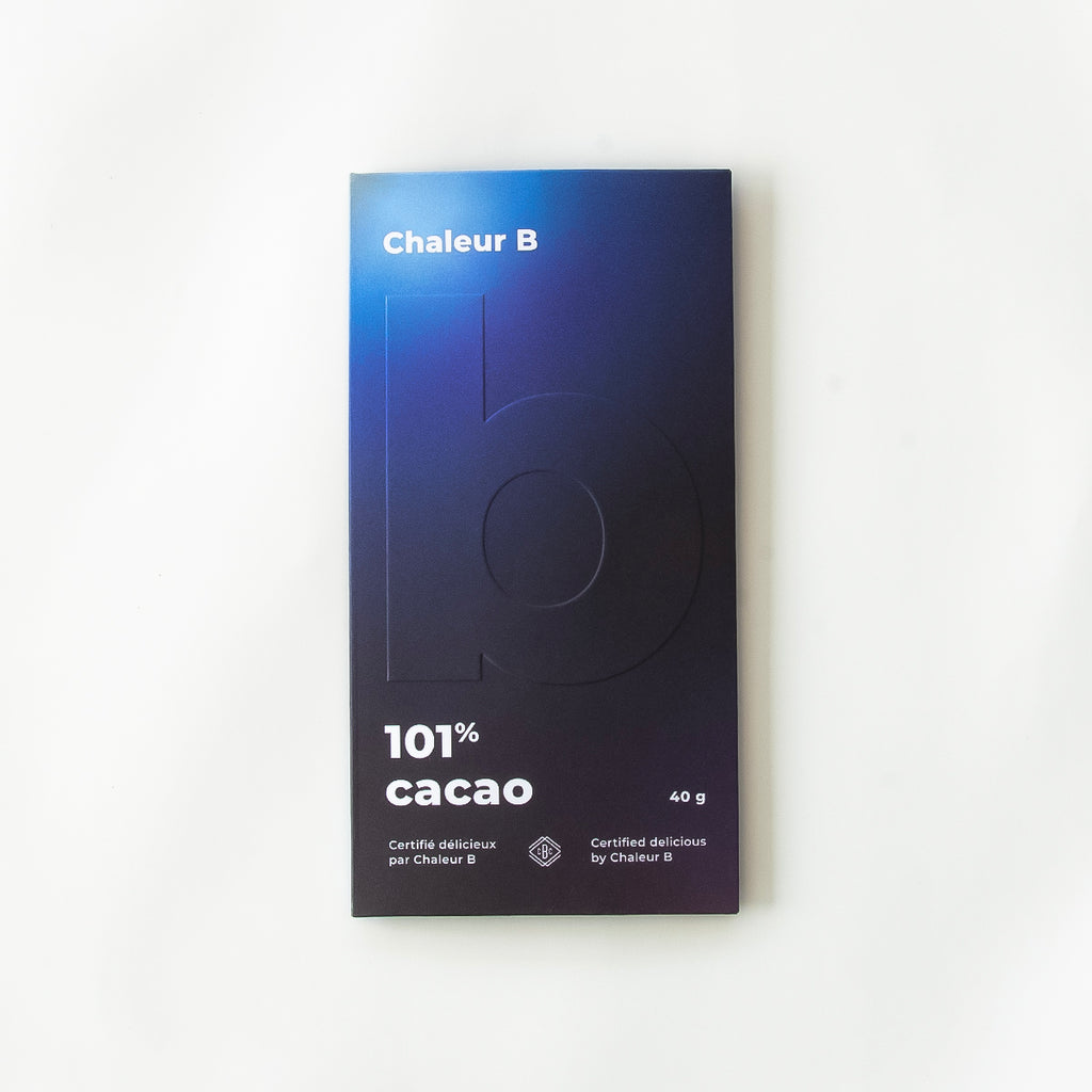 Tablette de Chocolat 101% Pur Cacao